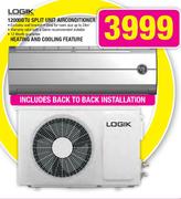 Logik 12000BTU Split Unit Airconditioner