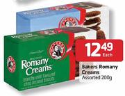 Bakers Romany Creams Assorted-200g Each