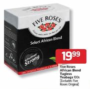 Five Roses African Blend Tagless Teabags-100's