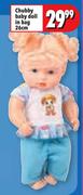 Chubby Baby Doll In Bag-26cm