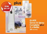 Glade Sense & Spray Complete+2 Refills(All Variants)