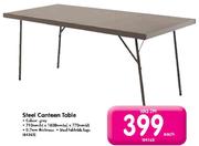 Steel Canteen Table