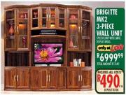 Brigitte MK2 3 Piece Wall Unit