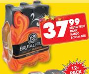 Brutal Fruit Manic Mango-6 x 275ml NRB