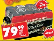 Black Label Beer-12 x 440ml