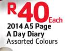 2014 A5 Page A Day Dairy