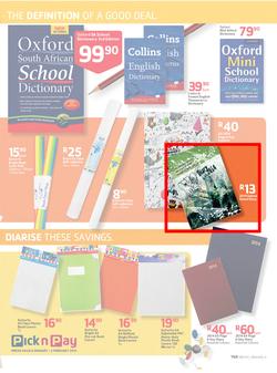 Pick N Pay : Save On Back To School Gear (6 Jan - 2 Feb 2014), page 5