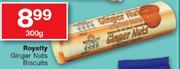 Royalty Ginger Nuts Biscuits-300gm