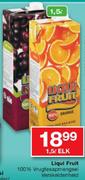Liqui Fruit 100% Vrugtesapmengsel-1.5Ltr Elk