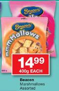 Beacon Marshmallows-400gm Each