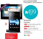 Lenovo IdeaTab S6000+Sony Xperia Go Smartphone-On Smart M