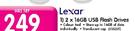 Lexar 2x16GB USB Flash Drives