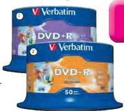 Verbatim 50 Pack DVD+R Printable Disk Spindle