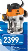 Triton 1400W Plunge Router MOF001-Per Kit