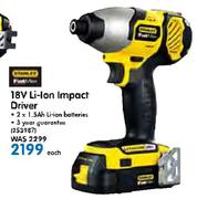 Stanley 18V Li-Lon Impact Driver