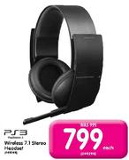 PS3 Wireless 7.1 Stereo Headset