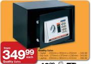 Quality Safes Digital-250mmx350mmx250mm Each
