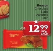 Beacon Chocolate Slabs Assorted-180g Each