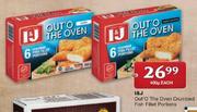 I&J Out'O The Oven Crumbed Fish Fillet Portions-400g Each