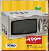 Ottimo 17ltr Silver Manual Microwave