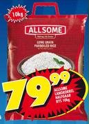 Allsome Langkorrel Halfgaar Rys-10kg