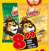 Simba Chips-125gm Each