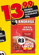 Knorrox Sojamaalvleis-400gm