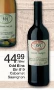 Odd Bins Bin 819 Cabernet Sauvignon-750ml