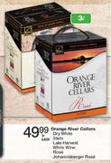 Orange River Cellars-Dry White/Stein/Late Harvest/White Wine/Rose/Johannisberger Rose-3ltr Each