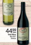 Odd Bins Bin 627 Shiraz-750ml