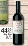 Odd Bins Bin 511 Merlot-750ml