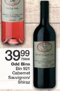Odd Bins Bin 921 Cabernet Sauvignon Shiraz-750ml