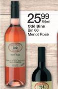 Odd Bins Bin 66 Merlot Rose-750ml