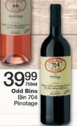 Odd Bins Bin 704 Pinotage-750ml