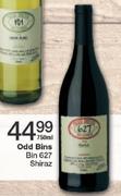 Odd Bins Bin 627 Shiraz-750ml