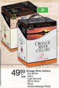 Orange River Cellars Dry White/Stein/Late Harvest/White Wine/Rose/Johannisberger Rose-3Ltr Each