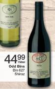 Odd Bins Bin 627 Shiraz-750ml