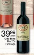 Odd Bins Bin 704 Pinotage-750ml
