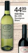 Odd Bins Bin 239 Sauvignon Blanc-750ml