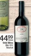 Odd Bins Bin 511 Merlot-750ml