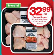  Farmer Brown 8-/16-Piece Fresh Chicken Braai Packs-Per Kg