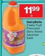 DairyBelle Fiesta Fruit Flavoured Dairy Blend-2Ltr
