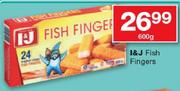 I & J Fish Fingers-600gm