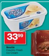 Nestle Country Fresh Ice Cream- 2L
