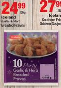 Iceland Garlic & Herb Breaded Prawns- 165g