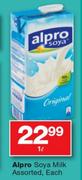 Alpro Soya Milk Assorted- 1L 