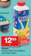 Clover Danao Dairy Fruit Blend Assorted- 1L Each