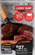 Steakhouse Classic Ladies Rump Steak-Per 200g