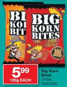 Big Korn Bites Chips Assorted-120g Each