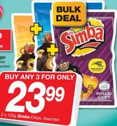 Simba Chips Assorted-3x125g
